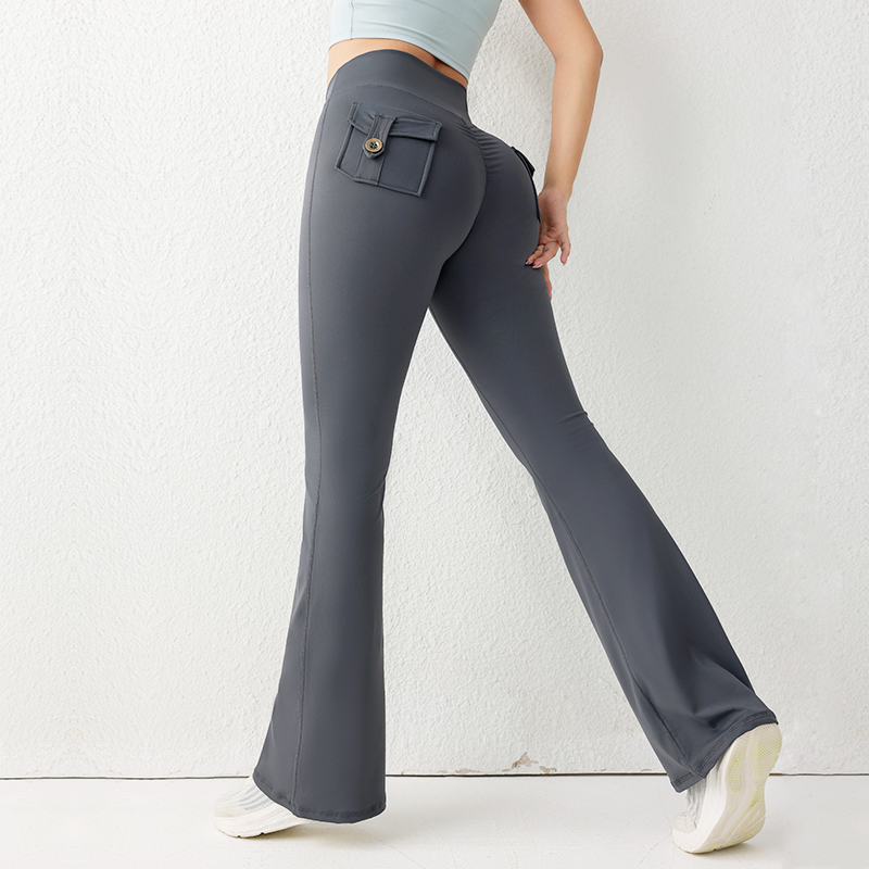 Yoga Fitness Leggings - سروال يوجا متوهج عالي الخصر لرفع