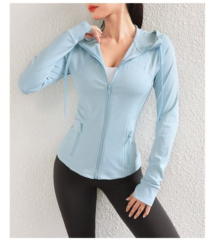 سترة يوغا نسائية بأكمام طويلة، - مراجعة Yoga Fitness Hoodie وسعره