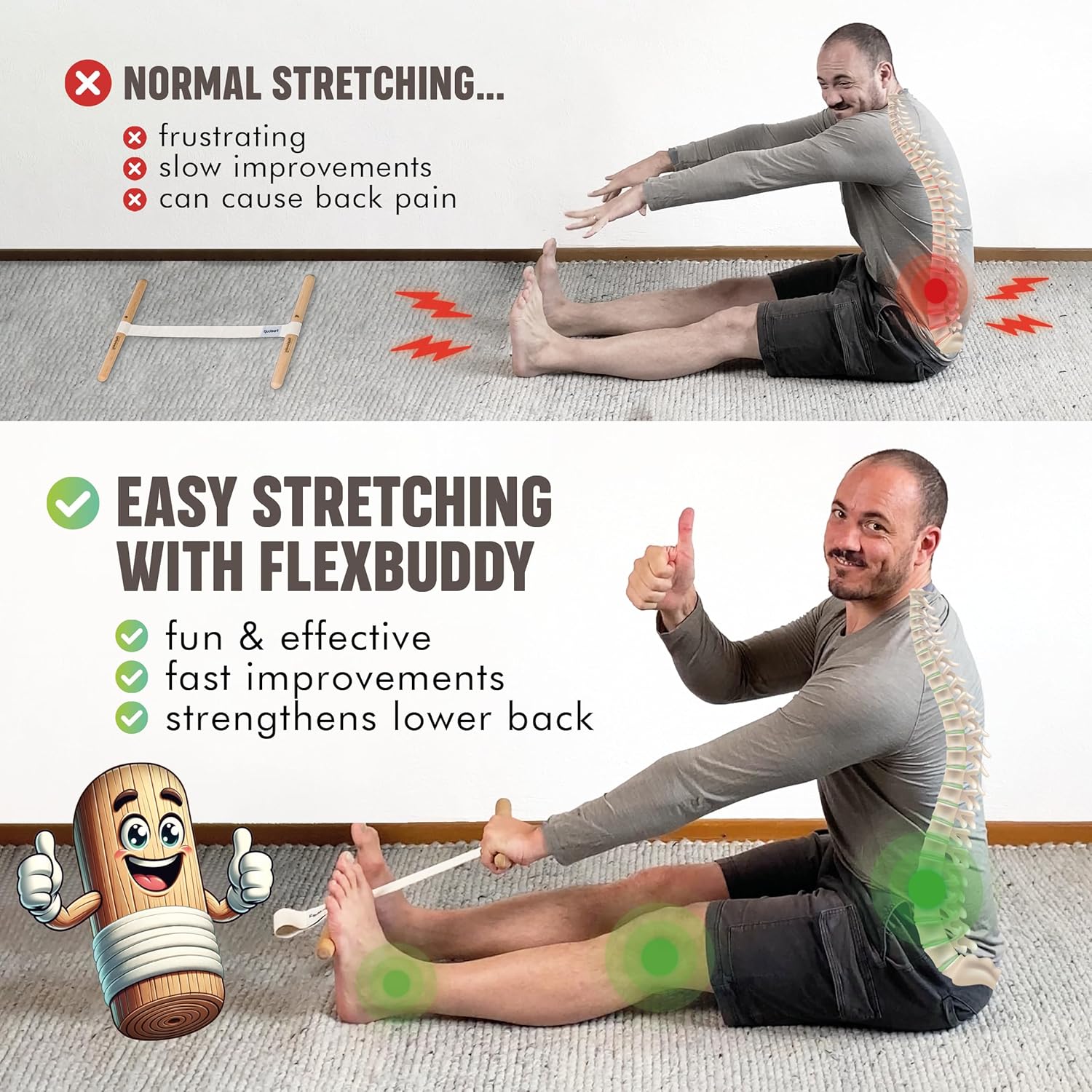 جهاز تمديد عضلات الفخذ قابل لل - مراجعة Yoga Fitness Stretching وسعره