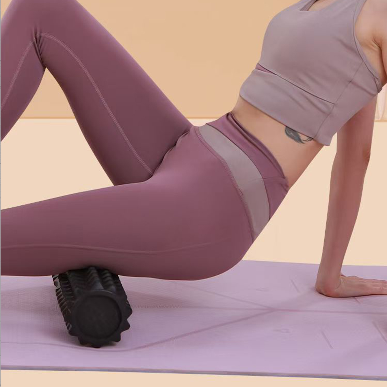 مجموعة أسطوانة تدليك من الفوم  - مراجعة Yoga Fitness Wheel وسعره