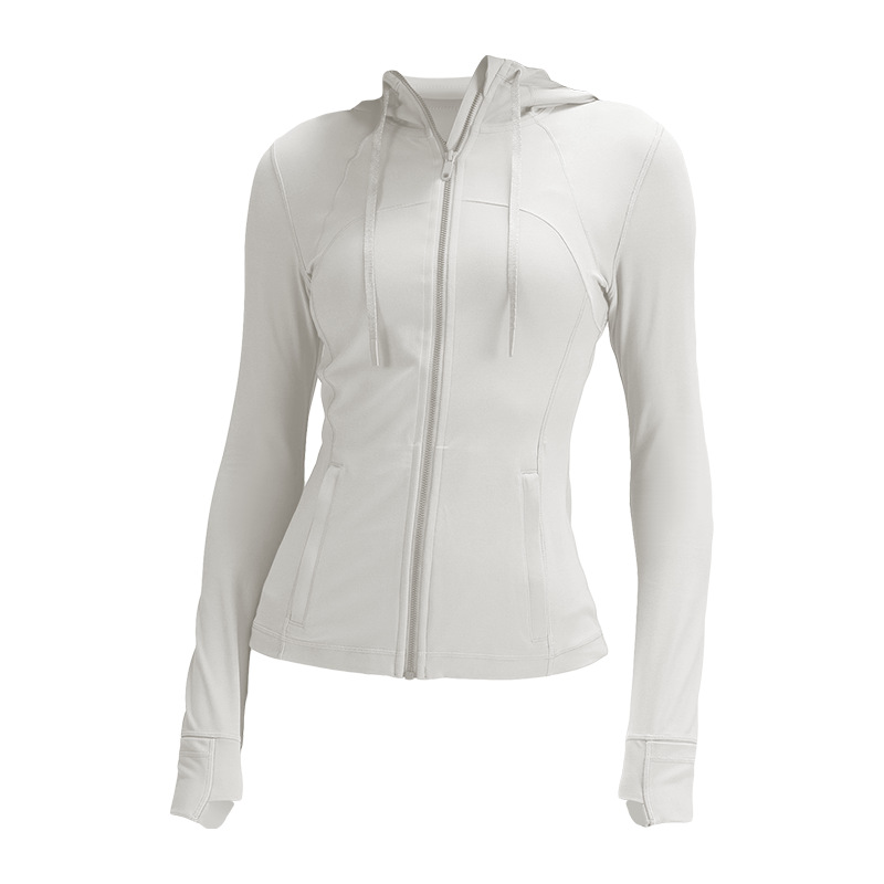 جاكيت يوغا نسائي بغطاء رأس وسح - مراجعة Yoga Fitness Hoodie وسعره
