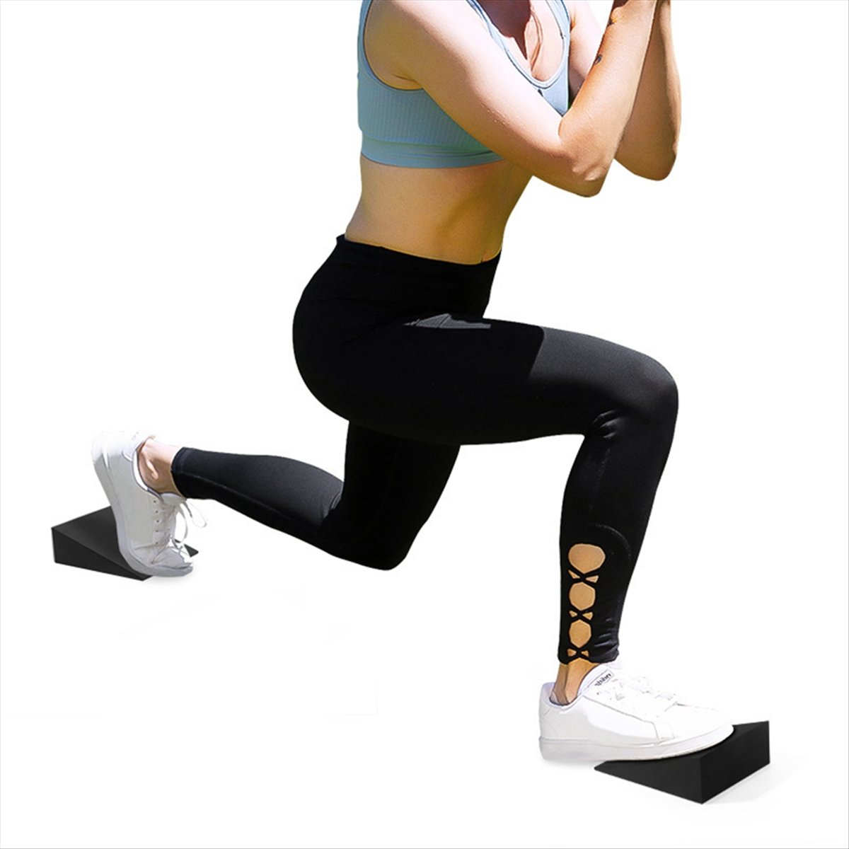 ABXY قطعتان من مكعبات اليوغا ا - مراجعة Yoga Fitness Stretching وسعره