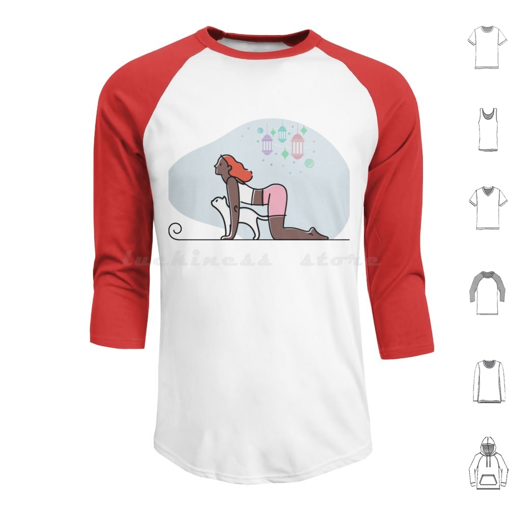 اليوغا القط تشكل هوديس طويلة ا - مراجعة Yoga Fitness Hoodie وسعره