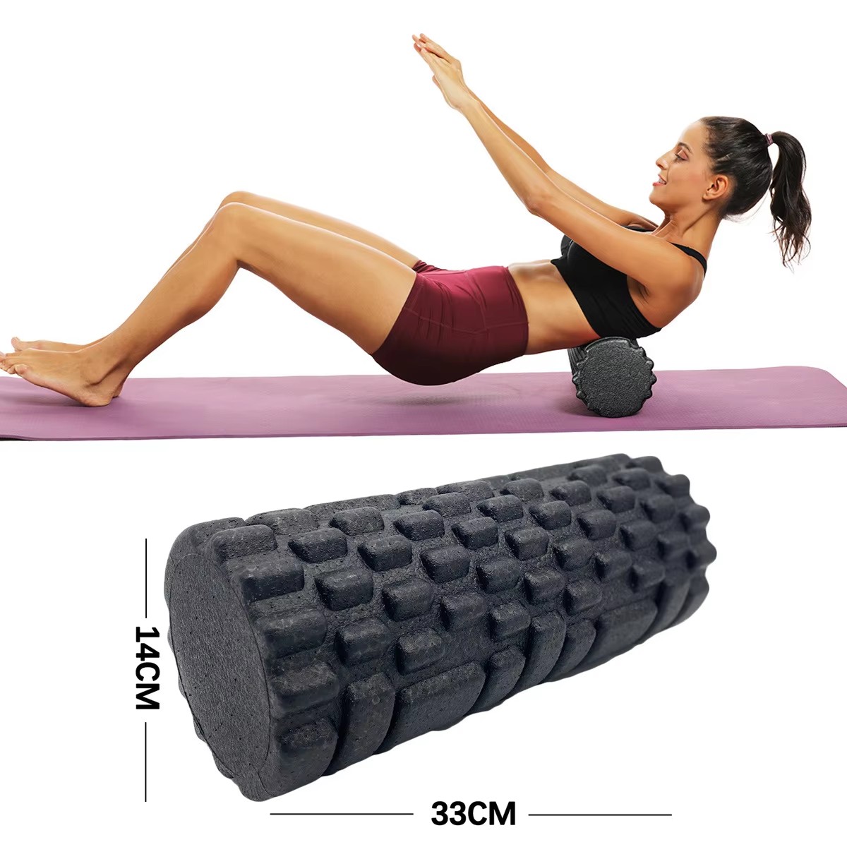 30/33 سنتيمتر اللياقة البدنية  - مراجعة Yoga Fitness Wheel وسعره