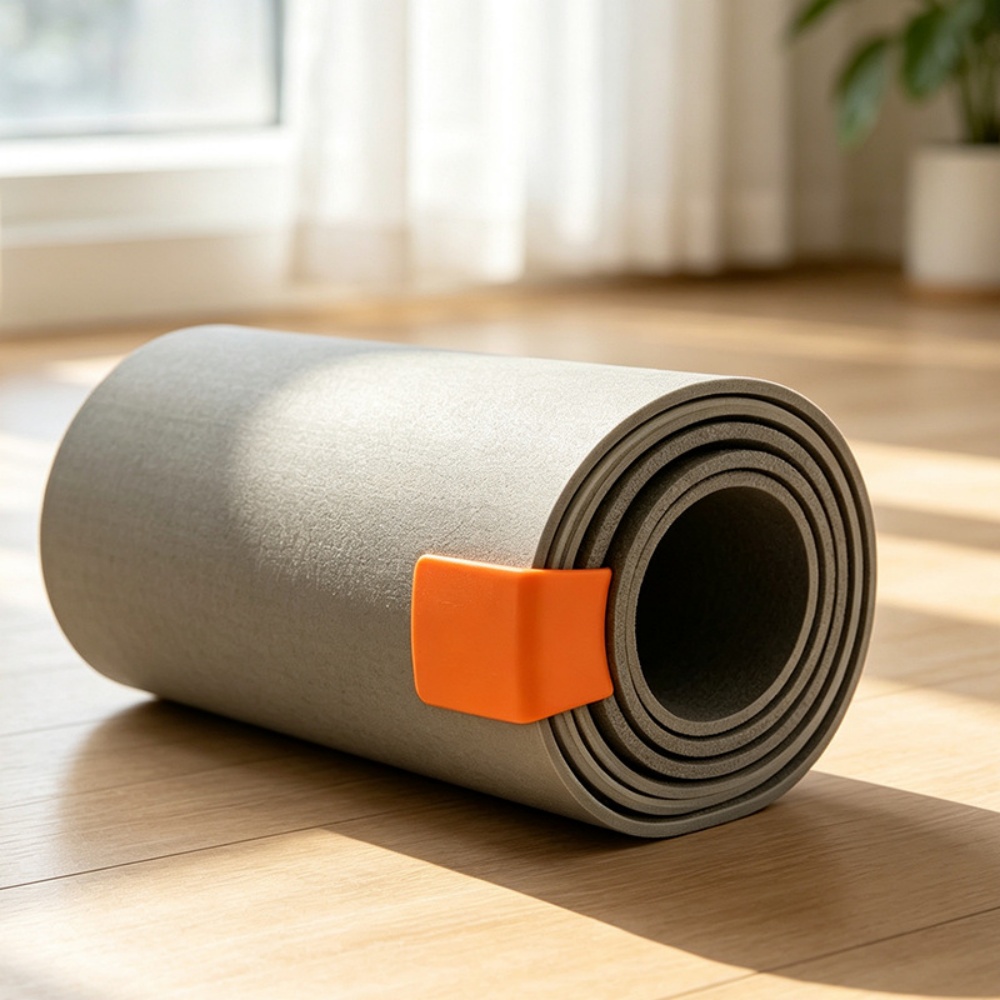 مشبك تثبيت حصيرة اليوجا، مشبك  - مراجعة Yoga Fitness Wheel وسعره