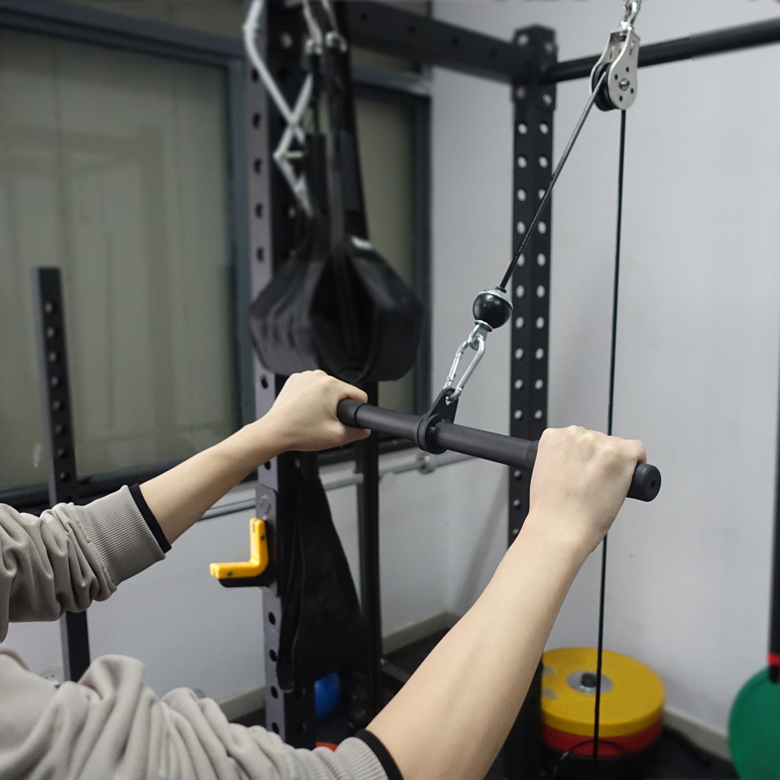 شريط مستقيم دوار LAT كابل شريط - مراجعة Lat Pulldown Bar وسعره
