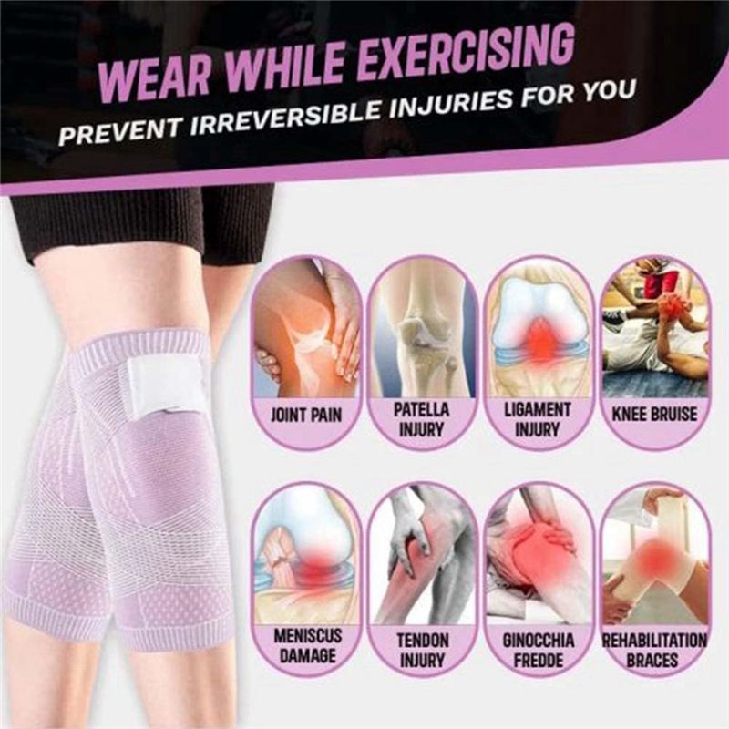 واقيات ركبة رياضية للجنسين، حم - مراجعة Knee Sleeve Compression وسعره