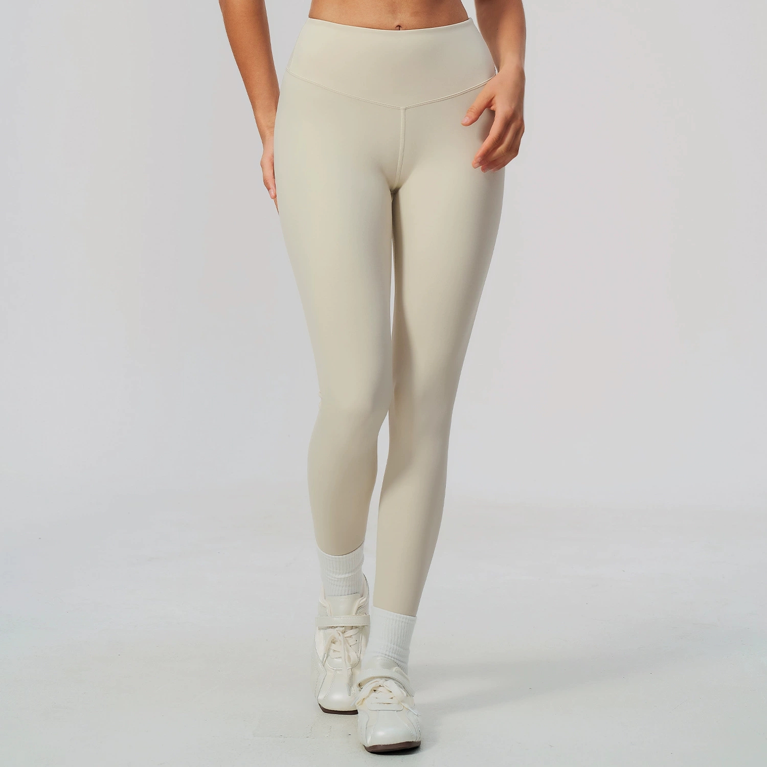 بنطلون يوغا بلون موحد للنساء،  - مراجعة Yoga Fitness Leggings وسعره