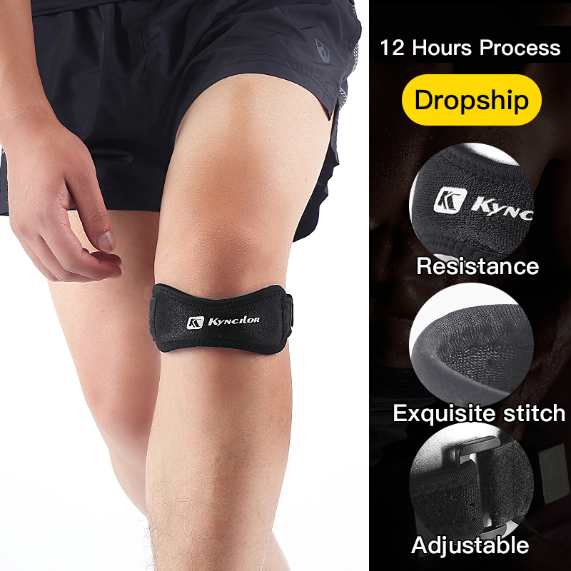 1 قطعة الركبة الرضفة وتر الركب - مراجعة Knee Sleeve Compression وسعره
