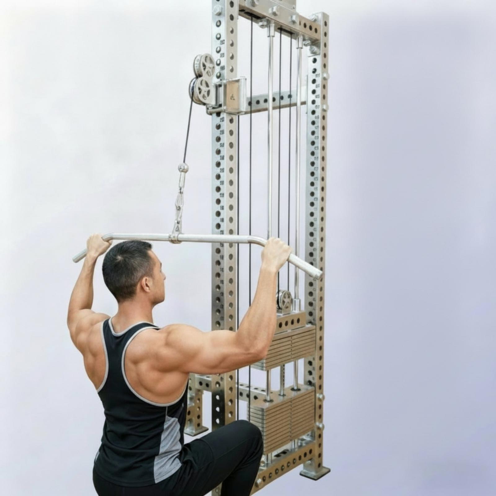 قضيب سحب علوي من الفولاذ المقا - مراجعة Lat Pulldown Bar وسعره