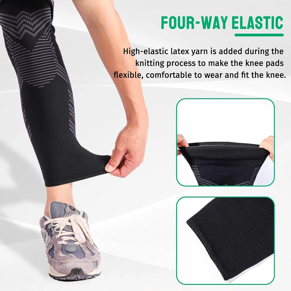 1/2 قطعة، أكمام ضاغطة كاملة لل - مراجعة Knee Sleeve Compression وسعره