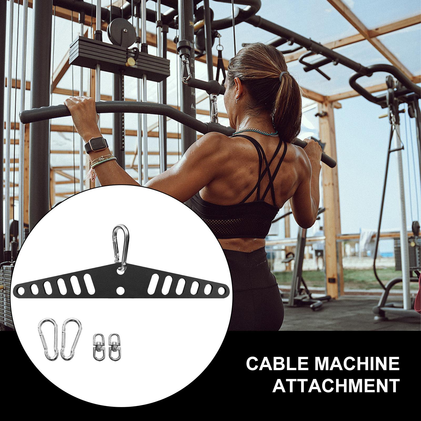 كابل آلة مرفق نظام البكرة محول - مراجعة Lat Pulldown Bar وسعره