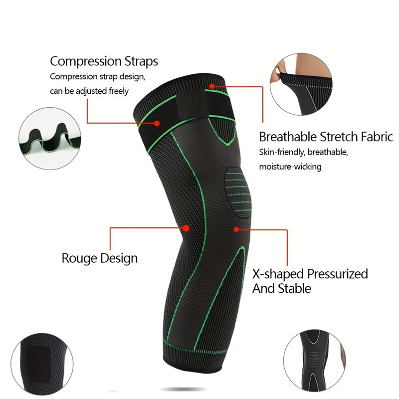 قطعتان من واقيات الركبة الضاغط - مراجعة Knee Sleeve Compression وسعره